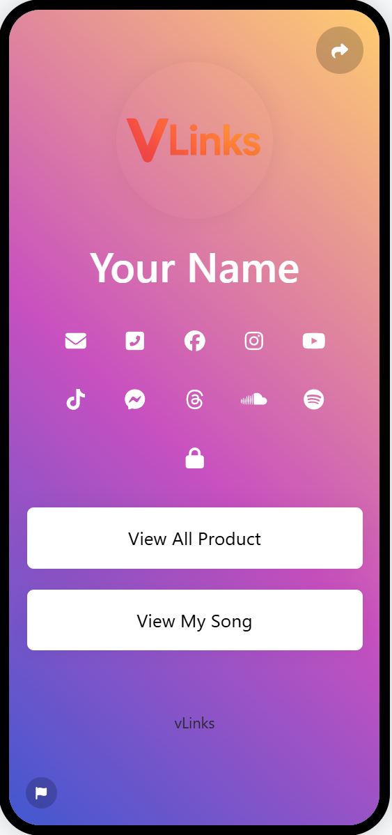 Screenshot of biolink page examples